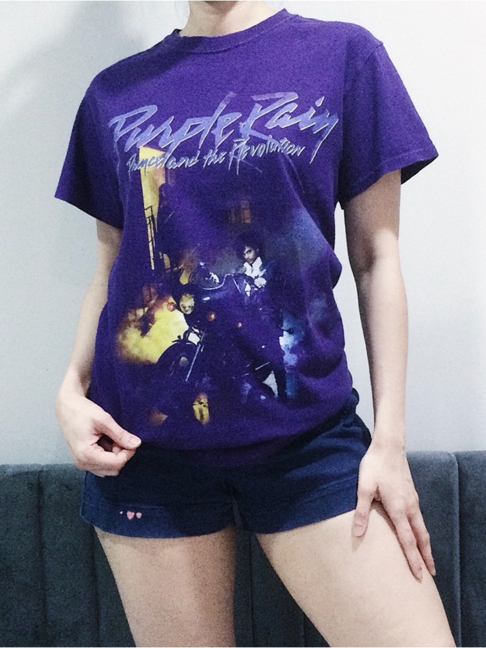 Vintage Prince - Purple Rain - Crewneck Tee